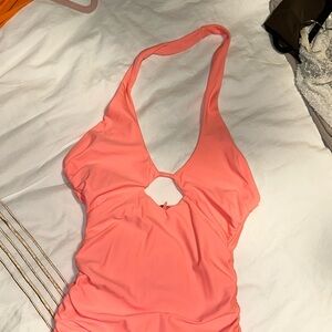 CORAL PINK TIGER MIST DRESS